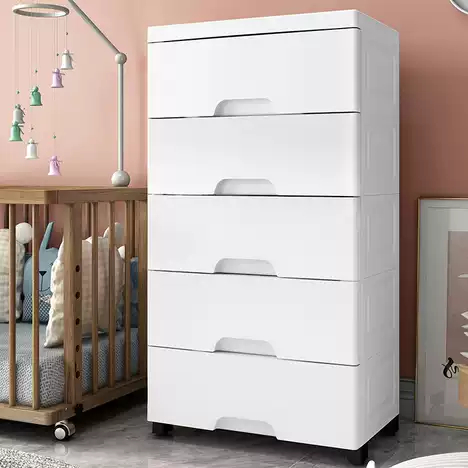haosin Gaveteiro Organizador Multifuncional de Plástico | Para Bebê - Compatível com Banheiro, Cozinha e Quarto