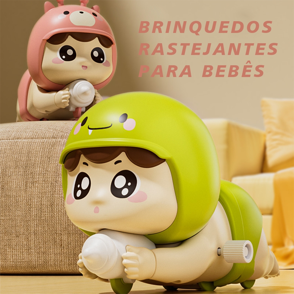 Kit 2 Brinquedos Para Engatinhar Bebês Crianças Aprendem A Escalar De Exercício De 6 Meses+