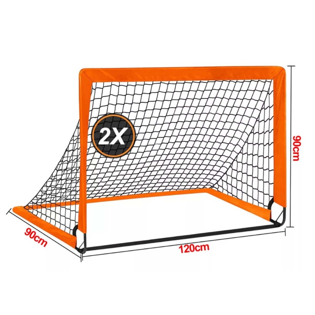 Rede de gol Pop-up de futebol infantil 2 em 1, rede de gol de futebol alvo, usada para treinamento de futebol