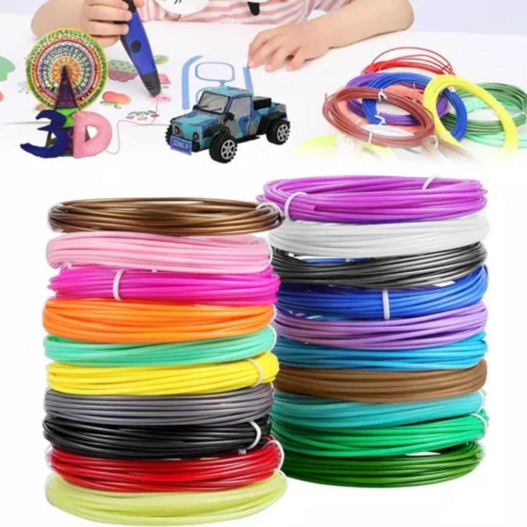 Kit Filamento ABS 10 Cores 1.75mm Alta Temperatura - para Impressora 3D Profissional
