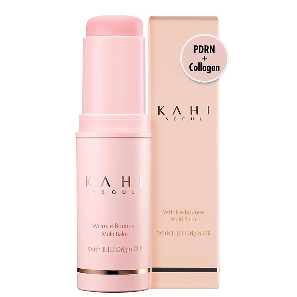 Bastão Multibálsamo KAHI Wrinkle Bounce | De Rugas De Colágeno PDRN Cuidados Com A Pele Coreanos Bálsamo Labial Hidratan