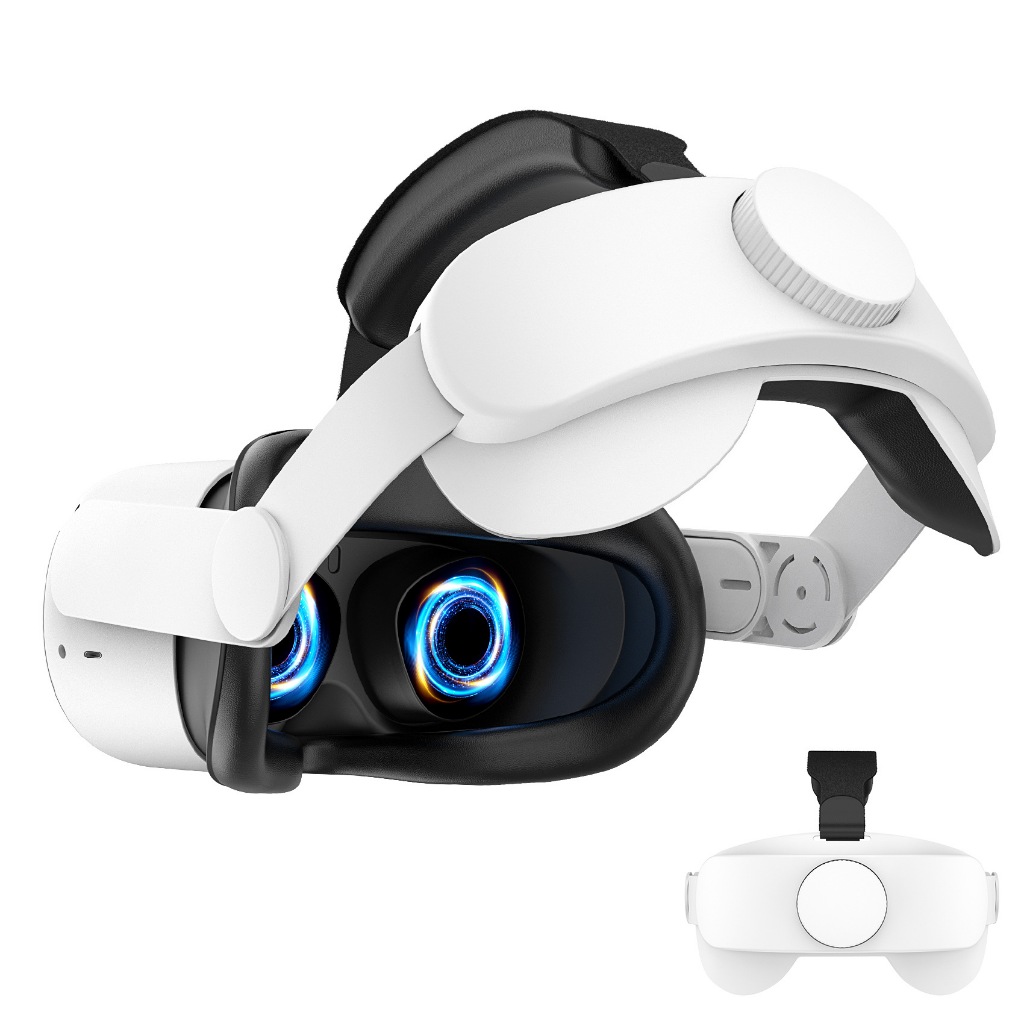 Alça De Cabeça Para Oculus Quest 2 : Fone De Ouvido VR-Substituição Confortável Ajustável-Conforto Aprimorado , Reduz A 