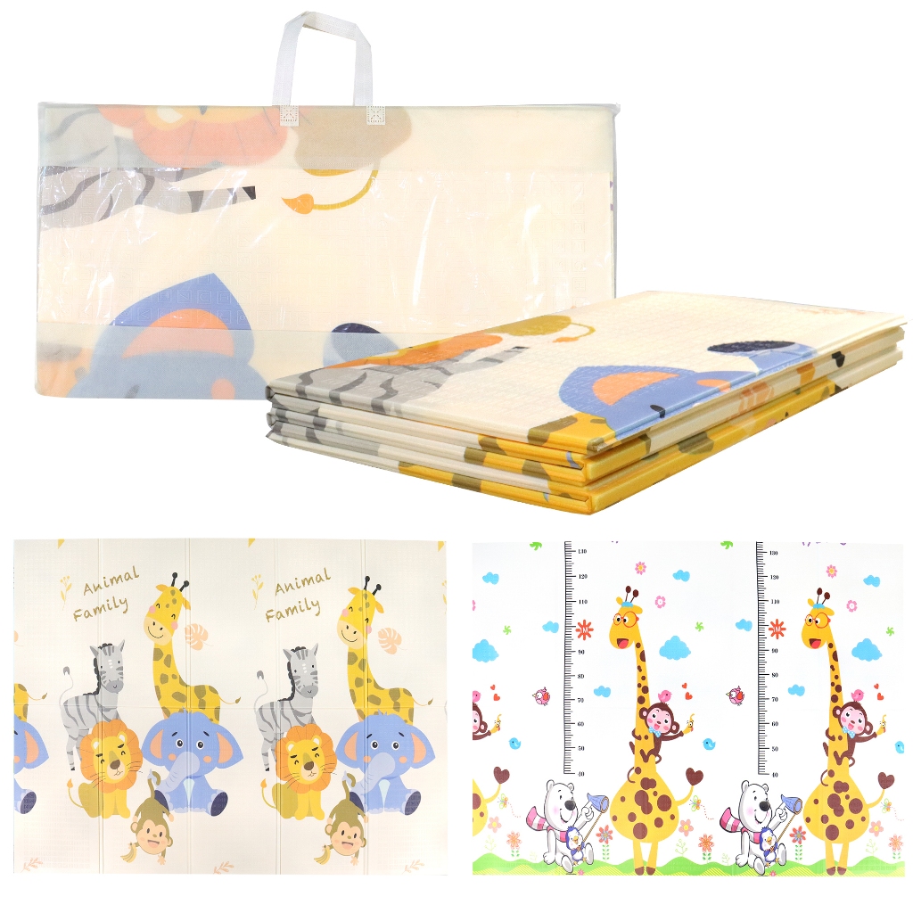 Tapete infantil XPE, design antiderrapante, 180/200cm, seguro contra quedas, ideal para engatinhar.