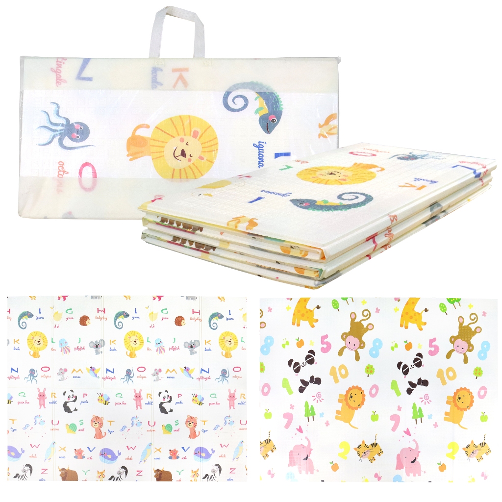 Tapete Tatami infantil 200cmx150cmx6mm Tapete de rastejamento de borracha dupla face