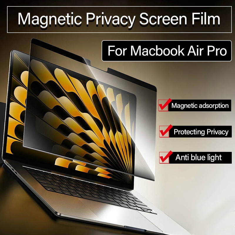 Protetor de tela de privacidade magnético adequado para Macbook NEO A3404 Air M5 M4 M3 M2 M1 Pro 13 14 16 polegadas