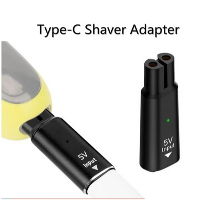 Adaptador de navalha tipo 5V, conversor de carregamento adequado para Philips Norelco OneBlade QP2724 QP2834 QP4530 QP19