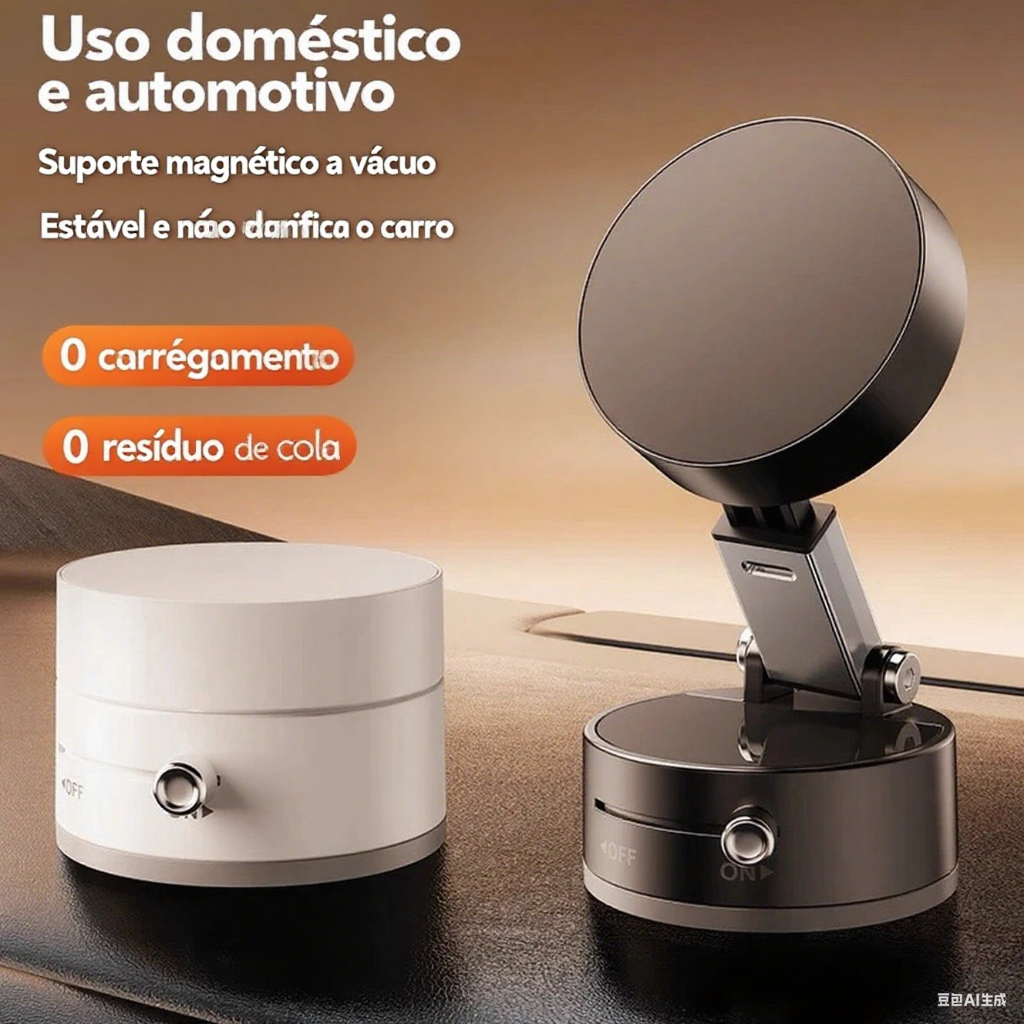 【COD】SOARFLY 360 Graus Dobrável Rotação Forte Vácuo Adsorção Magnética Titular Do Telefone Do Carro para iphone