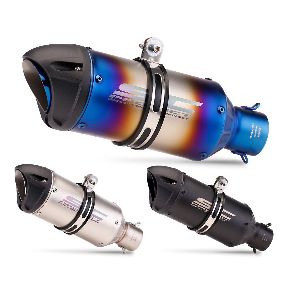 Silenciador Universal De Escapamento De Projeto SC De 51 Mm Com DB Killer Para Ninja250 MT03 ZX25R MT07 Z400 GSXR600