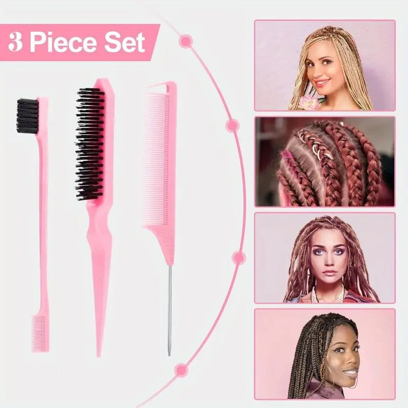 Kit Com 3 Pente Baby Hair
