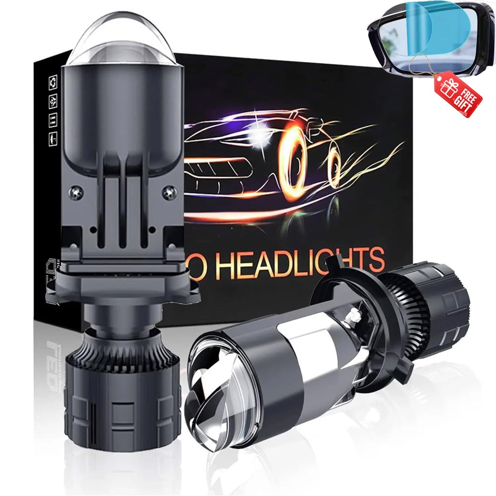 A82 H4 Motocicleta LED Para Faróis H4 Projetor Automática High Beam Low 6000K Lâmpada De Carro