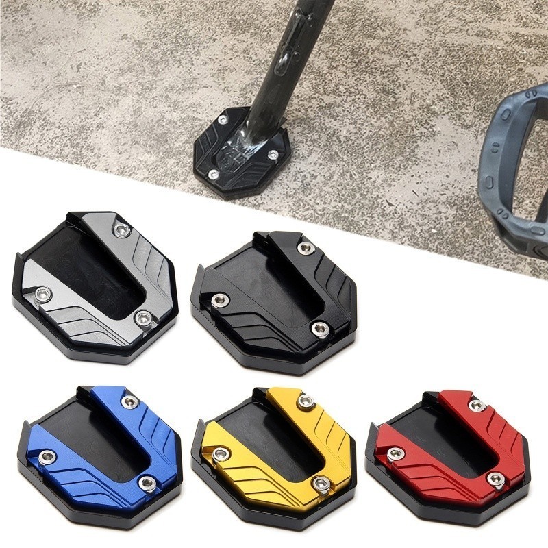 Protetor De Descanso De Moto Apoio De Pé Suporte Pezinho Base Capa Cavalete Acessórios Scooter