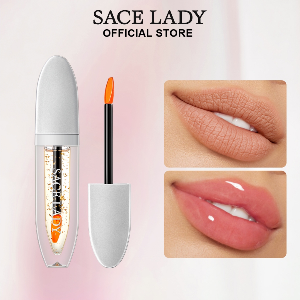 Brilho Labial SACE LADY Óleo Labial Rico Batom Ocheal Water-Light Dudu Hidratante E Sem Manchas gloss