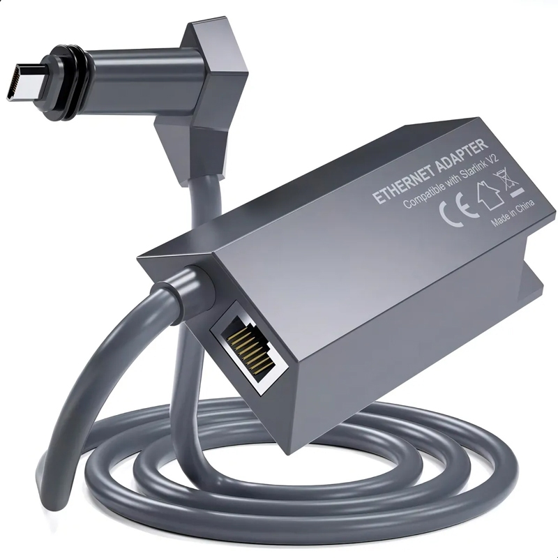 Adaptador Ethernet de rede via satélite Starlink V2 Internet