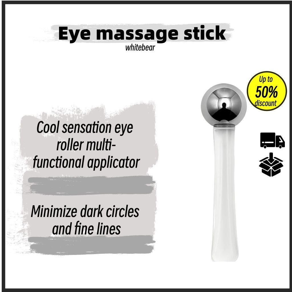 5.5 Ferramenta De Massagem Ocular Rolo Com Sensação De Resfriamento Multiuso Reduz Olheiras E Linhas Finas
