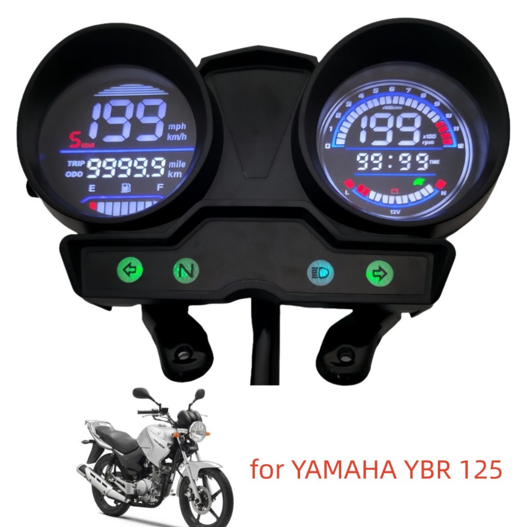 YBR Factor 125 LED Velocímetro Digital Para YAMAHA YBR125 125 Painel De Medidor De Instrumento De Motocicleta