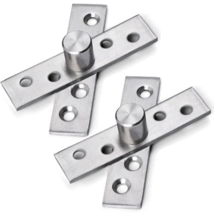 Dobradiça Pivô Pino Porta Pivotante 150kg Pivô Inox 304 duas pares