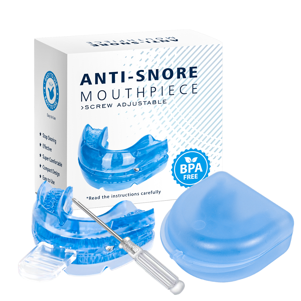 Protetor Bucal Noturno Anti-Ronco - Ajustável Dentes/Bruxismo, Sem Ronco
