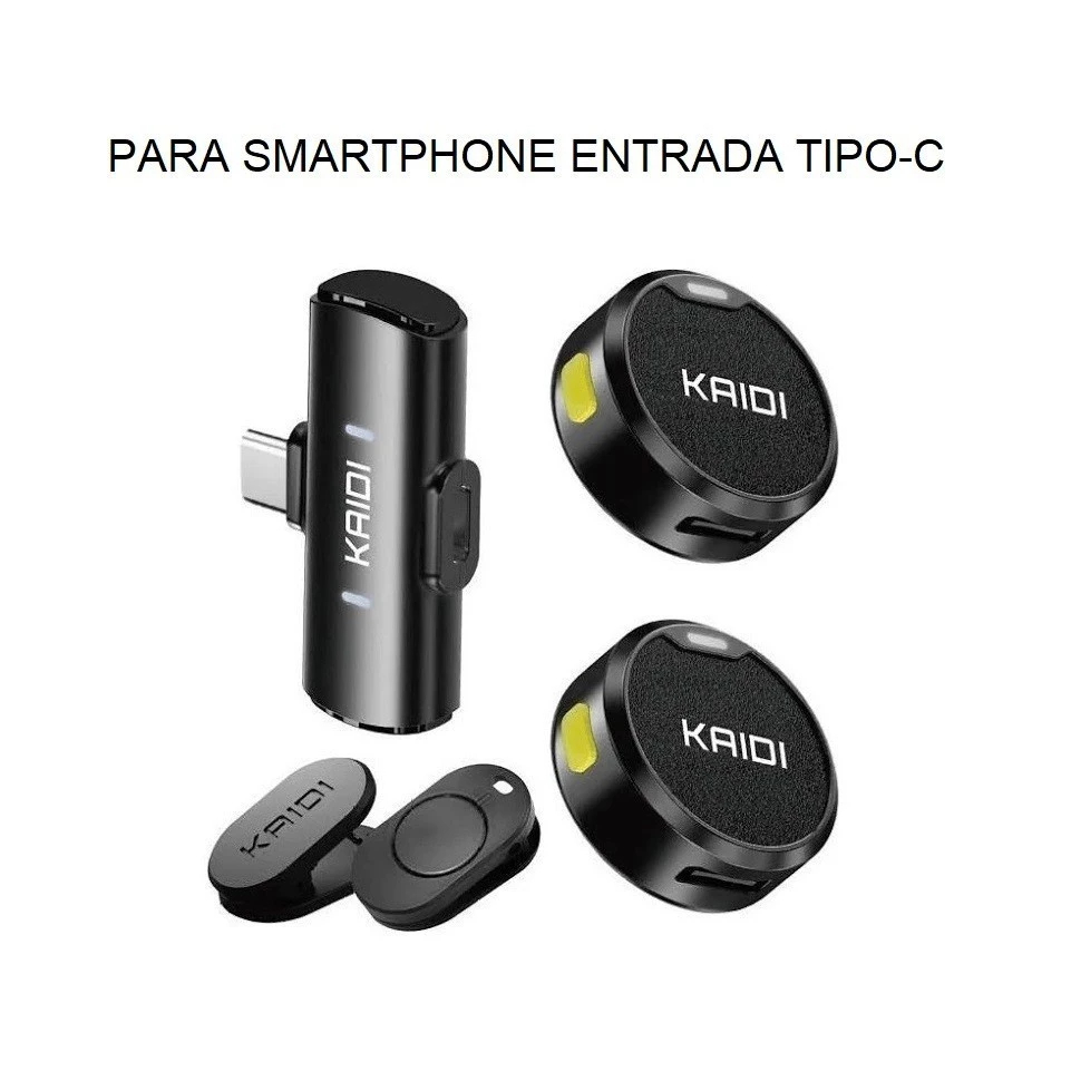 Microfone De Lapela Sem Fio Magnético Cancelamento De Ruído Para iPhone Android Type-c Gravação de vídeo/TikTok/Vlog