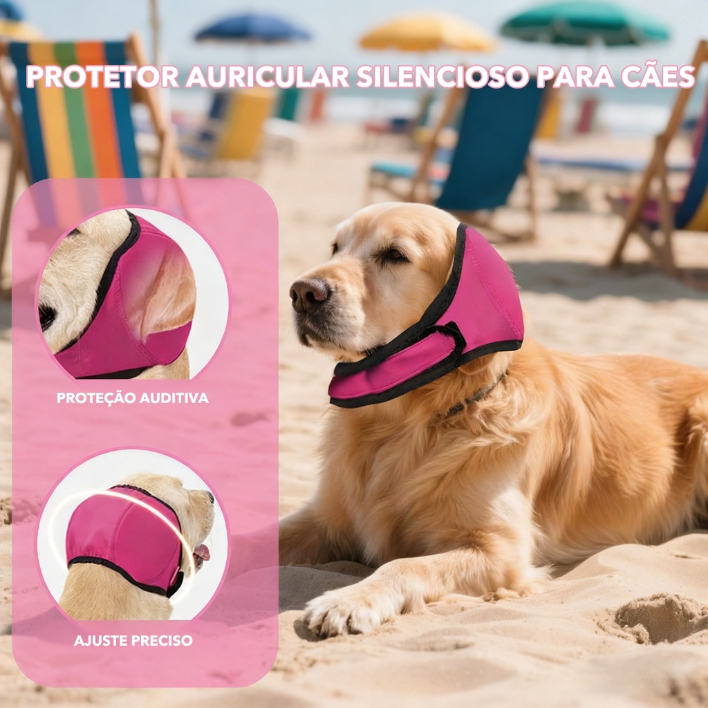 Capas Para Orelhas De Cachorro SKEC , Protetores De Ouvido Calmantes Cães Antirruído Com Redução De Ruído Ajustáveis