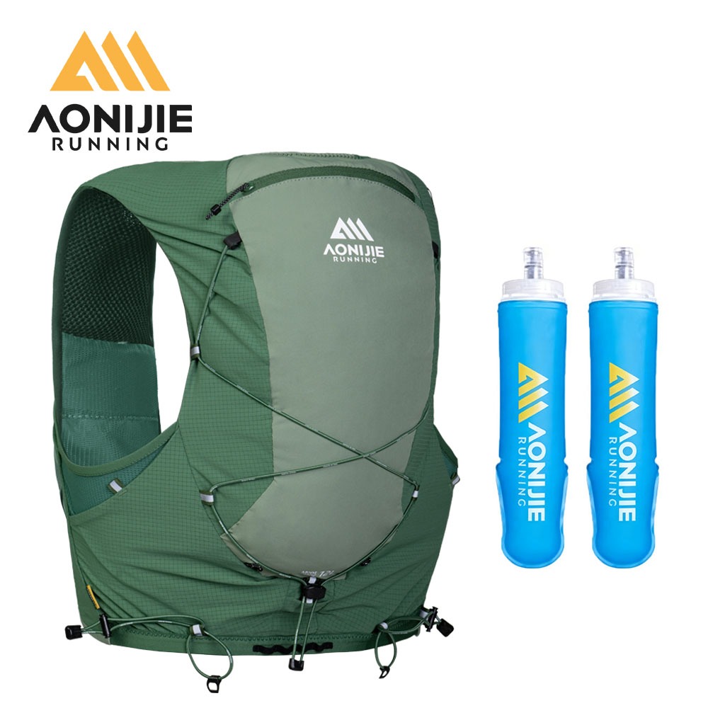 AONIJIE MB-12L Colete De Corrida Ao Ar Livre Pacote De Hidratação Respirável Para Homens Mulheres Caminhadas Trilha Mara