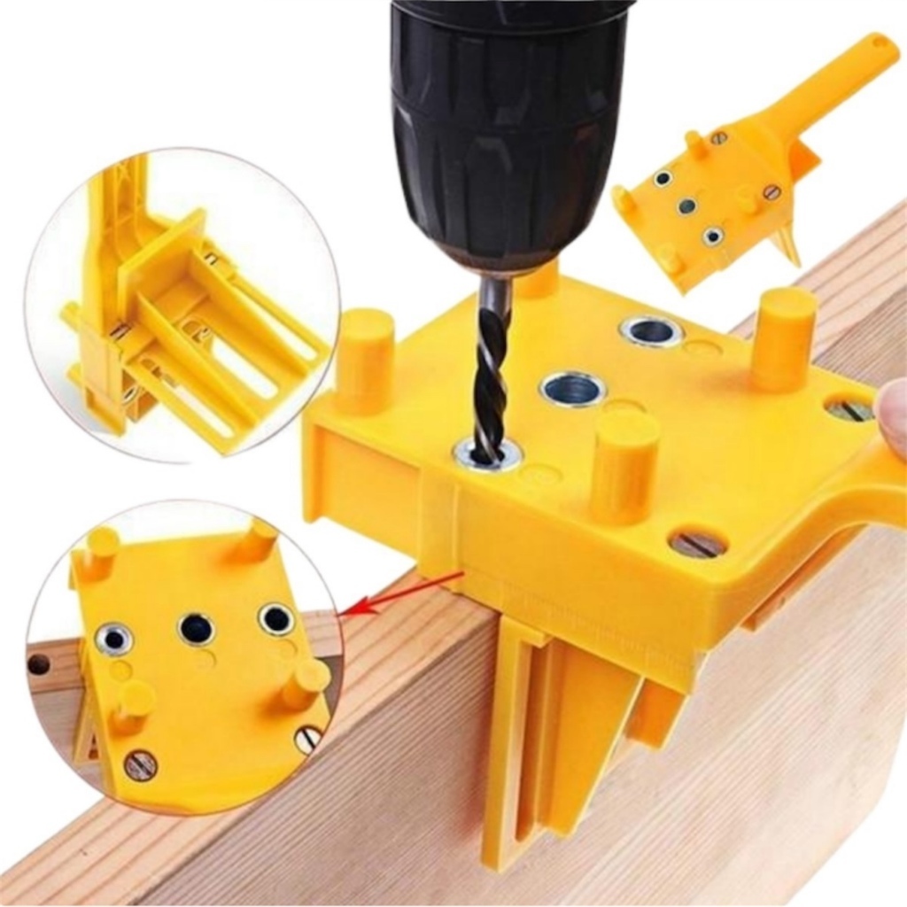 Guia Gabarito Para Cavilhas Marcenaria Furo Métrico 6 8 10mm