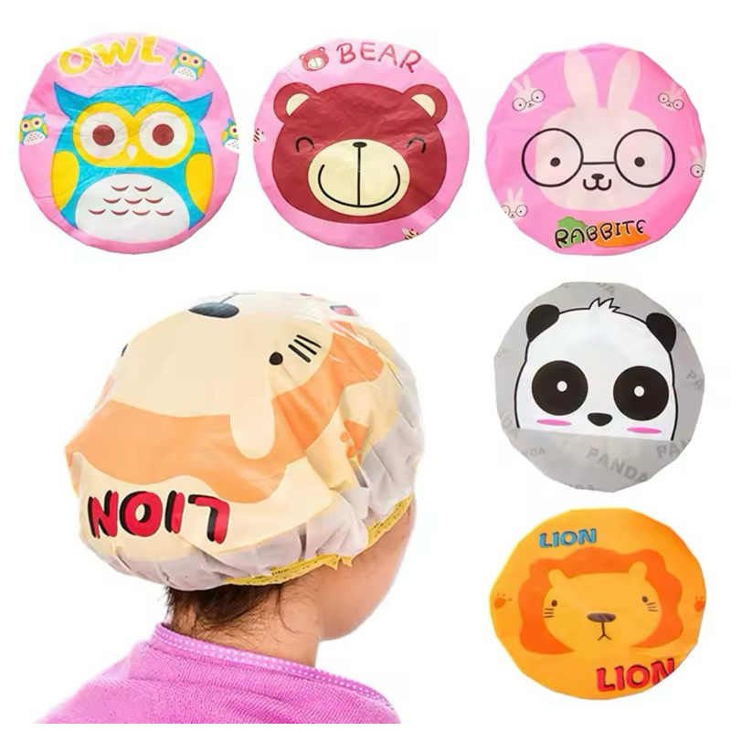 Kit 3/6/9/12 Touca de Banho Impermeável Estampadas Alta Qualidade Estampas Lindas Variadas