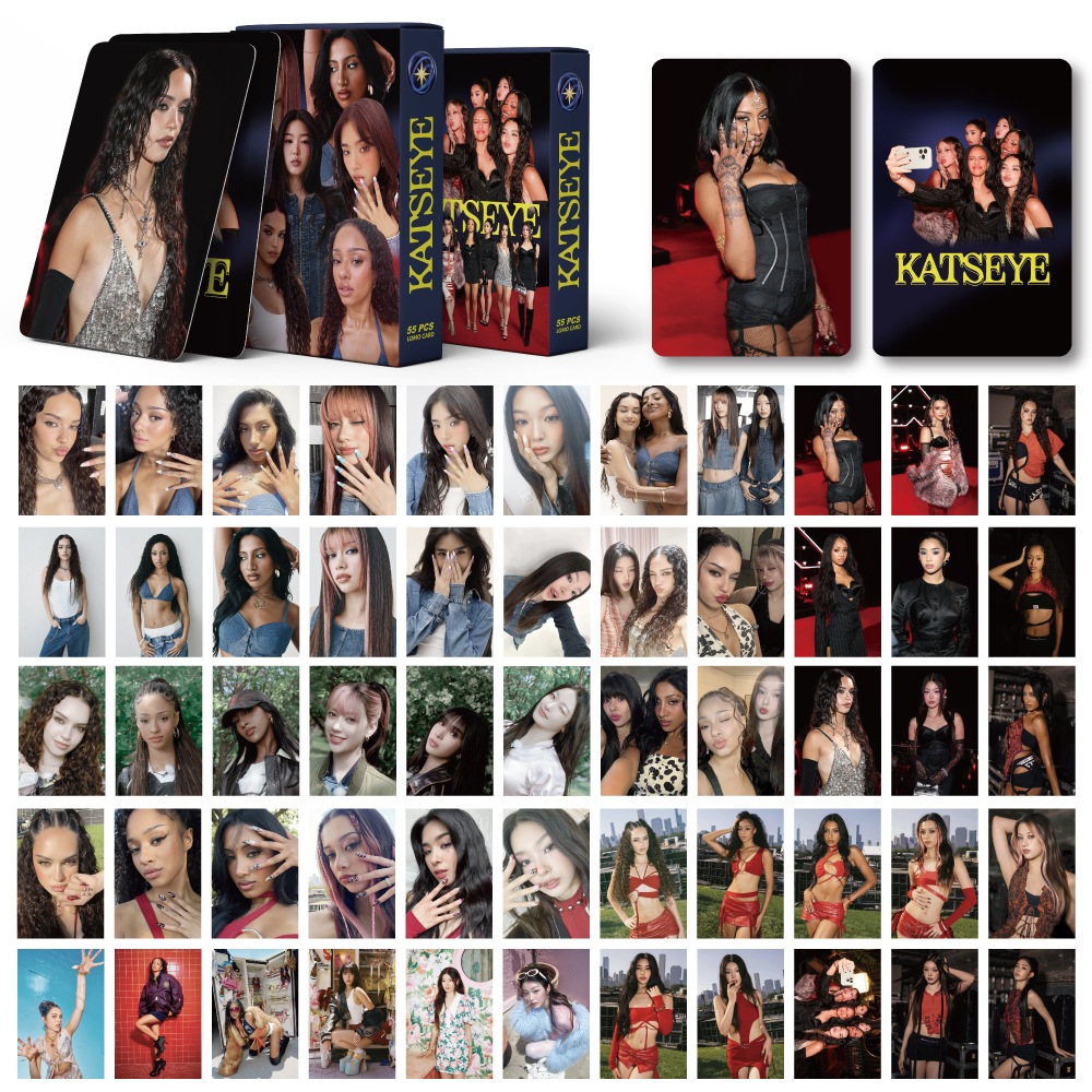 6-124pcs KATSEYE BEAUTIFUL CHAOS Lomo Cards SIS Soft Is Strong Álbum Estreia Touch Gnarly Photocards MANON SOPHIA Danela