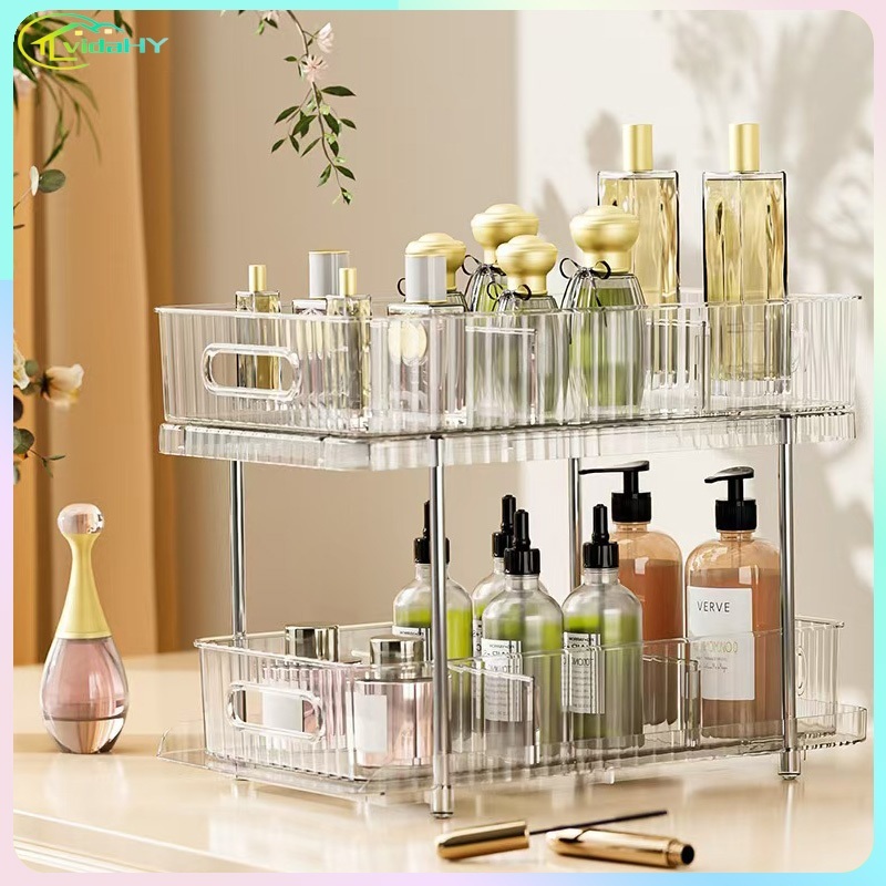 Caixa Organizadora Multicamadas para Cosméticos, Cozinha e Armazenamento Diário • Design em Camadas Prático