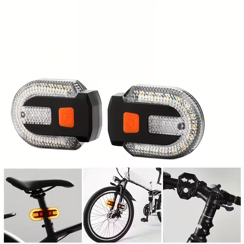 Seta Traseira Bike Controle Sem Fio Recarregavel Usb farol 38 Leds à prova de agua