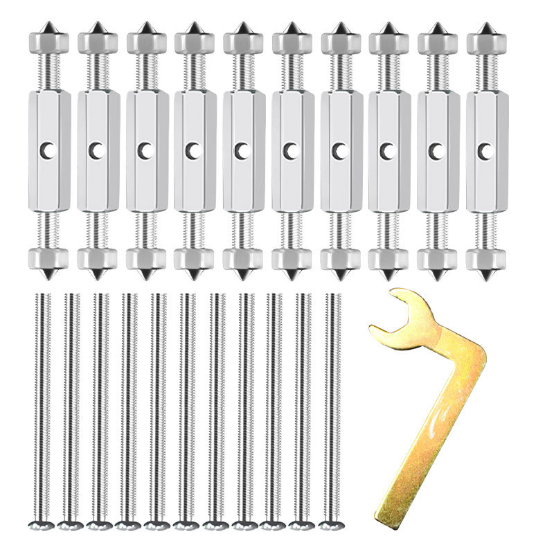 Conjunto de 10 peças Caixa De Soquete Reparador Elétrica Suporte Haste Interruptor universal