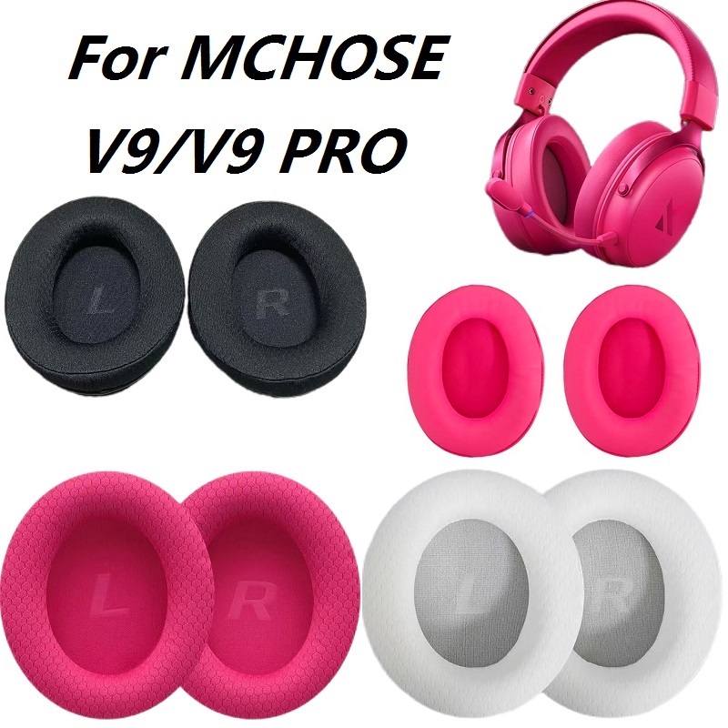 Almofadas De Ouvido Originais Para MCHOSE V9/V9 Pro , Substituição De Fones Jogos , Malha Atualizada , Travesseiro De Or
