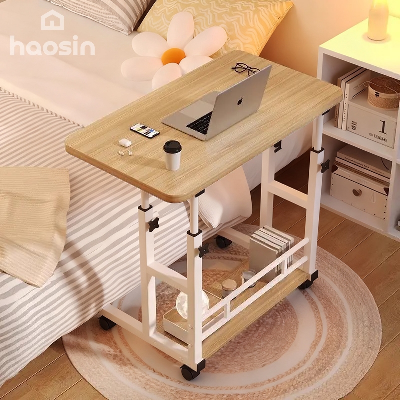 haosin Mesa Mutiuso Mesinha Notebook Com Altura Regulavel e Rodinhas Tablet