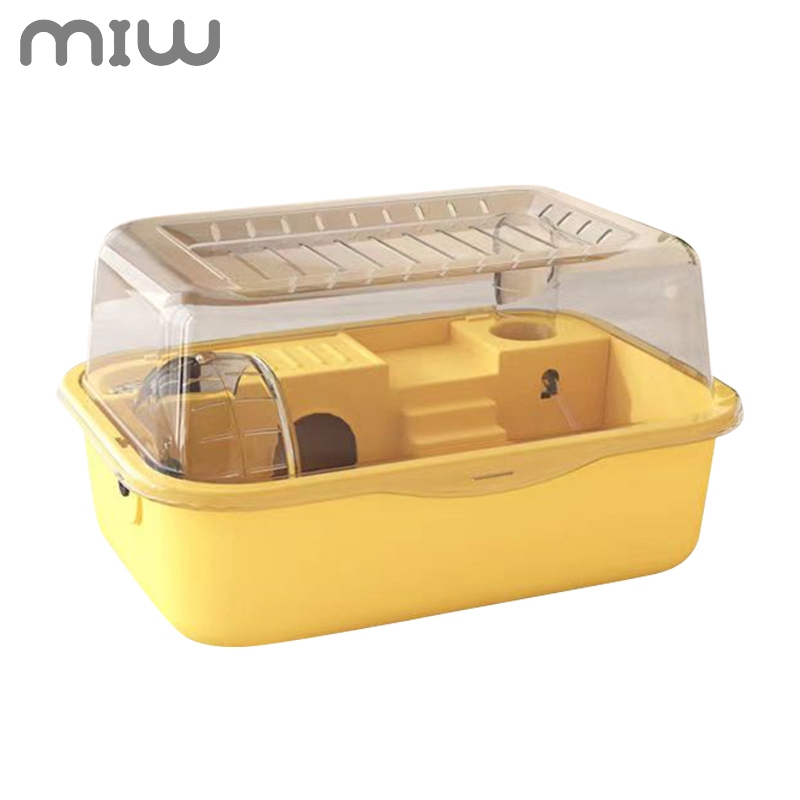 Gaiola de Acrílico para Hamsters e Gerbilos Villa Luxuosa Extra Grande Espaço Moradia para Pets