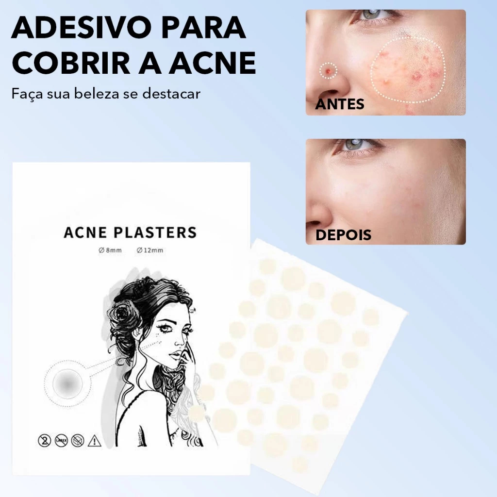 24/72/120pcs Adesivo Hidrocolóide Invisível Transparente Para Acne , Corretivo De Remendo De Isolamento Redondo