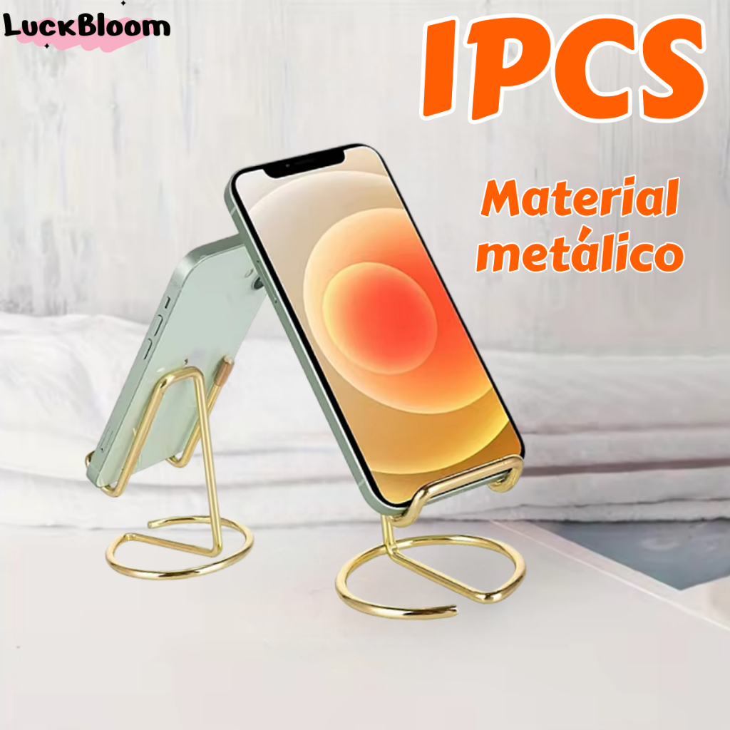 Suporte dourado para celular, estrutura de suporte para mesa, Tablet pequeno, ipad, Universal