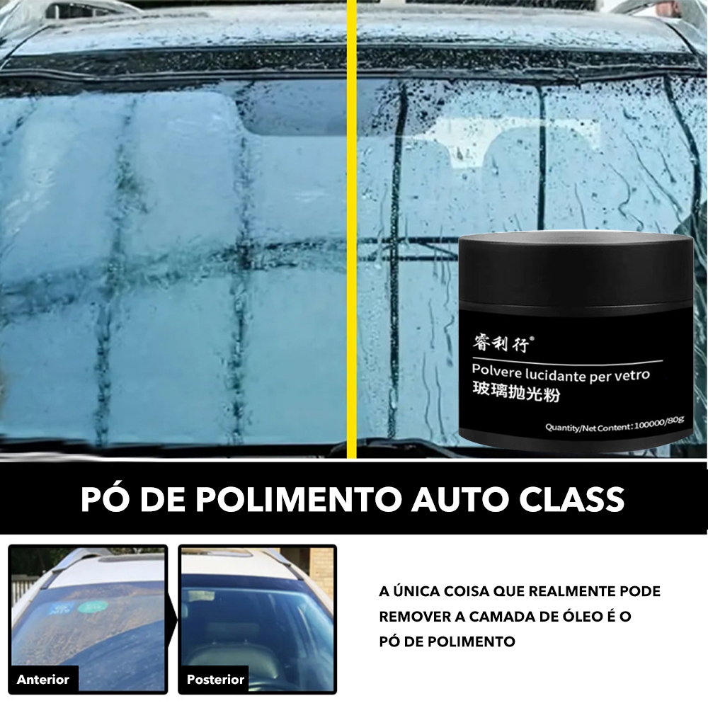 Removedor De Arranhões De Vidro De Carro Em Pó Para Remoção De Filme De Óleo De-Brisa De Polimento Profissional 80g