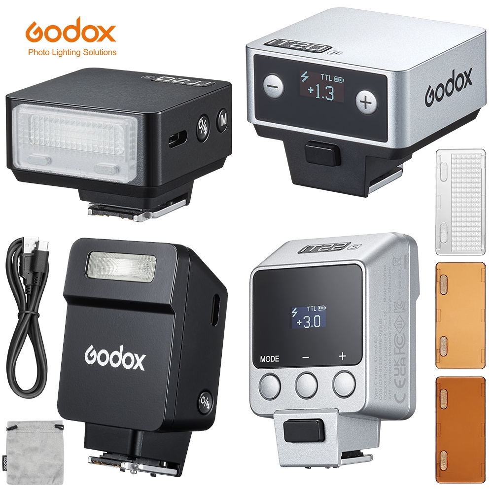 Godox IT20/IT22 C/N/S Flash Mini De Câmera Manual Para Vários Modelos De 5 Níveis De Saída