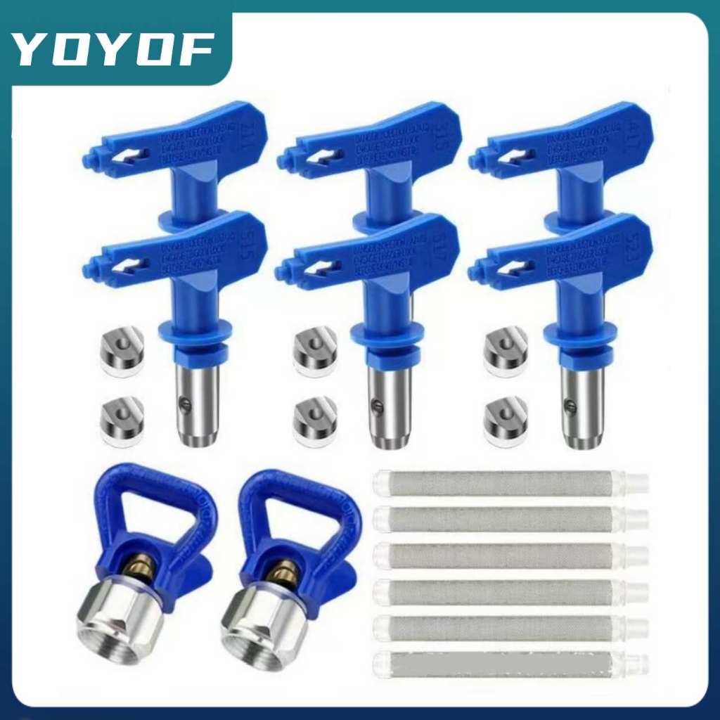 kit 19 Conjunto De Bicos De Pulverização Reversível Airless Dicas Para