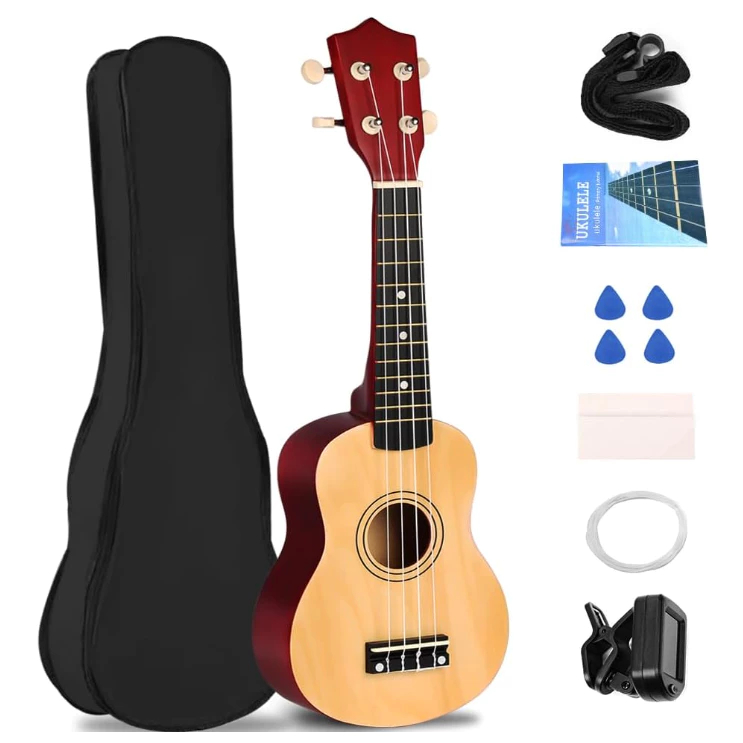Mini ukulele iniciante ukulele nível de entrada quatro cordas pequena guitarra educação infantil instrumentos music