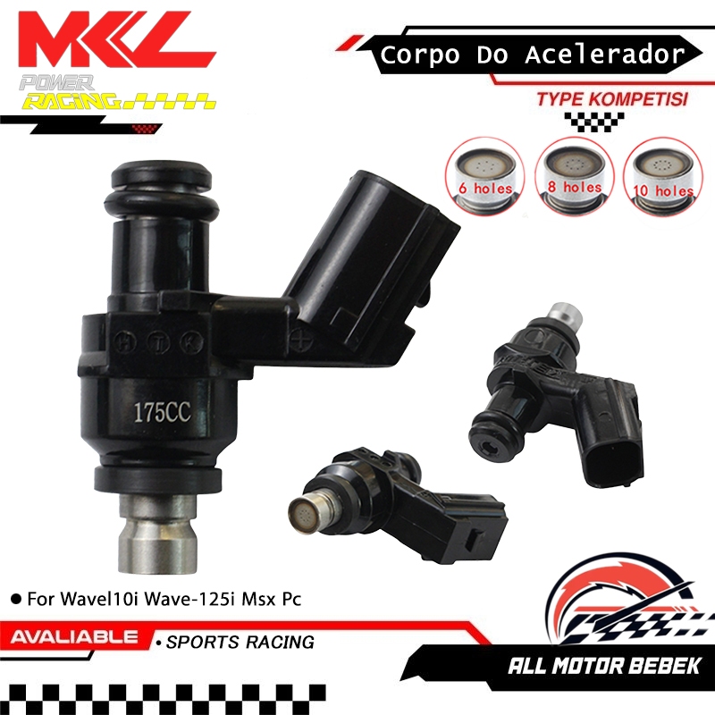 Bico Injetor Alta Vazão4/6/8/10/12Furos PCg150/titan/fan150/160 Cb300flex Pop 110 Biz 110 I