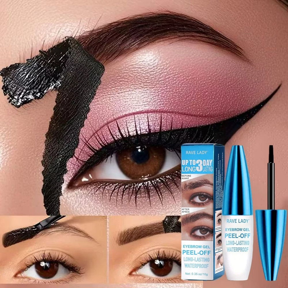 Gel De Sobrancelha Colorido-Traços Naturais À Prova D'água , Maquiagem De Fácil Aplicação,estilo de Longa Duração