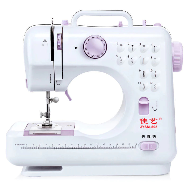 NOVO Mini Máquina De Costura Multifuncional Doméstica Composta de 12 Pontos