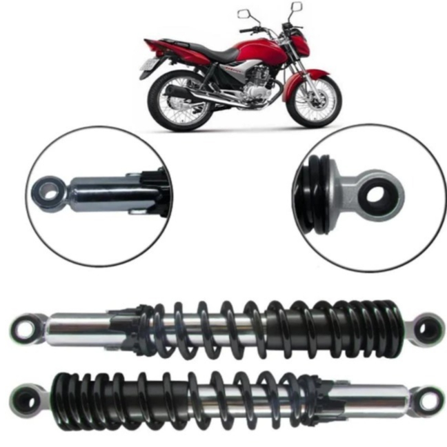Par Amortecedor Traseiro Honda CG Titan FAN 150 2004 à 2015 Original Cofap