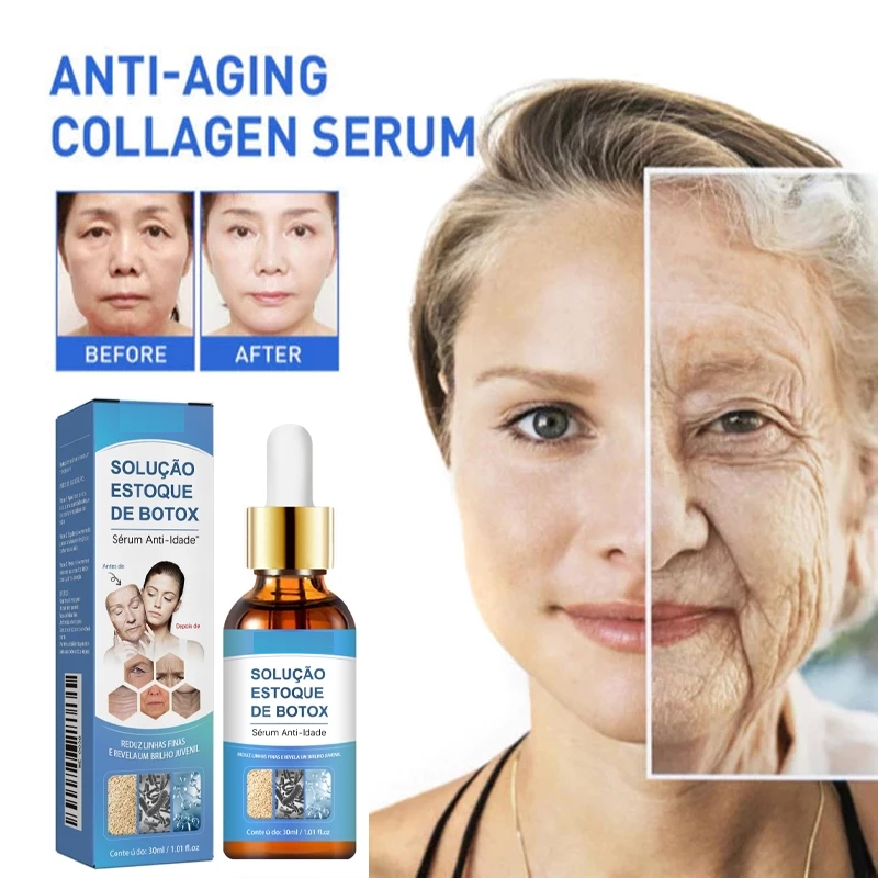 Líquido Retinol Essência Facial Endurecimento Colágeno Anti-envelhecimento Essência de Manchas Escuras 30ml
