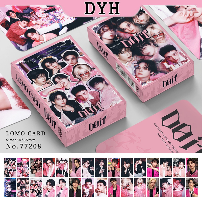 30 Pçs/Caixa Stray Kids Photocards KPOP HAN Hyunjin BangChan LeeKnow Changbin Felix Seungmin Gn LOMO Cartão De Coleção