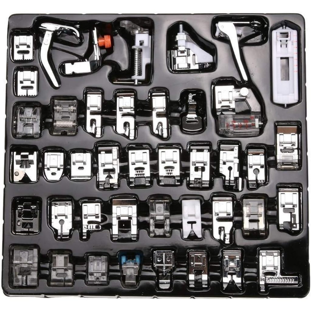 Kit 42 Calcadores para Máquinas de Costura Domésticas
