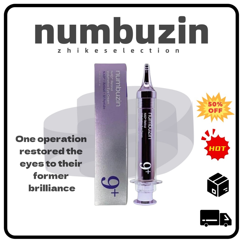 5.5 [Numbuzin] No . 9 NAD + Retinol Volumetox Creme Para Olhos 10ml-Tratamento Antienvelhecimento Rugas , Inchaços E Olh