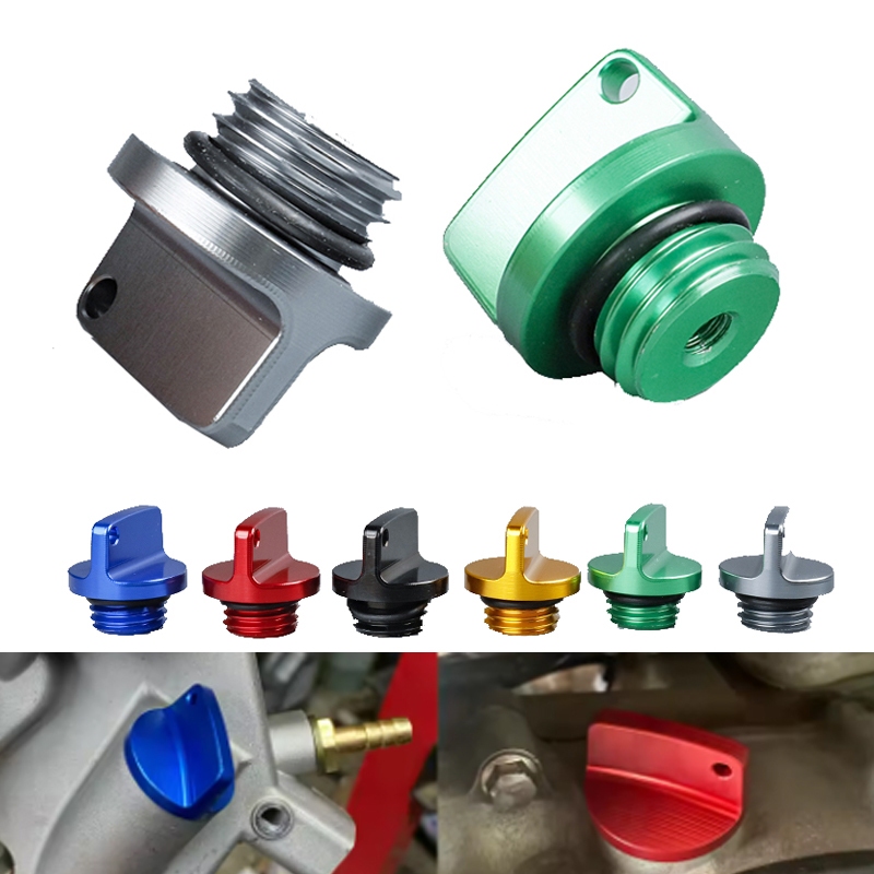 Motocicleta Para Honda Kawasaki Ninja Tampa Do Cárter CNC Parafuso De Enchimento De Óleo Motor Plug M20 * 2.5