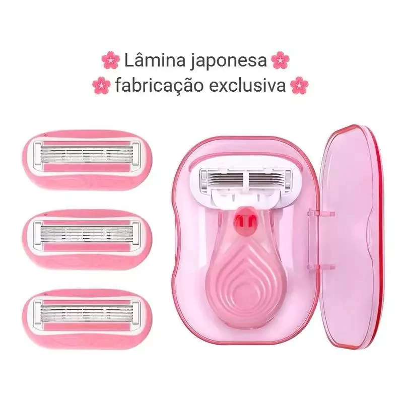 Gillette Venus Sensitive Mini Removedor De Pêlos Feminino – 3 Lâminas Revestidas De Diamante , Lubrastrip Para Deslizame