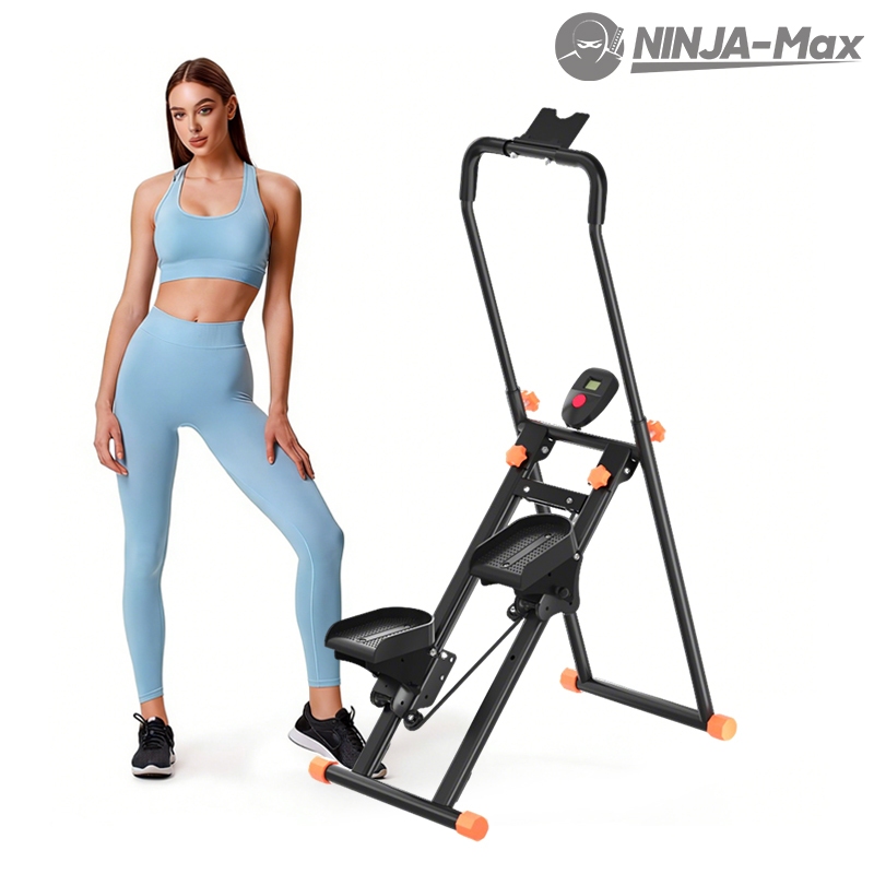 NINJA-MAX Escalador Silencioso De escada e Caminhada para casa Dobrável suportar 200KG 3 Niveis de Inclinacao
